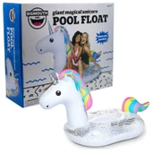 Deniz için Parıltılı Dev Şişme Tek Boynuzlu At TAPF-0027 - 1