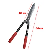 Plastik Saplı Eğri Çim Budama Makası Çalı Çimen Biçme Kesme Makas 50 cm Keskin Metal Bıçkı 1 Adet thumbnail 3