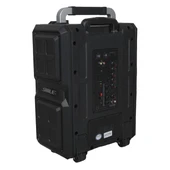 Shile SL-2017 50 Watt Taşınabilir Seyyar Aktif Amfi Hoparlör Kablosuz EL + Yaka Mikrofonlu USB+SD+BT Kumandalı thumbnail 5