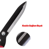 Plastik Saplı Eğri Çim Budama Makası Çalı Çimen Biçme Kesme Makas 50 cm Keskin Metal Bıçkı 1 Adet thumbnail 5