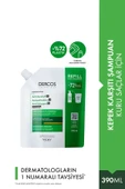 Vichy Dercos Kuru Saçlar İçin Kepek Karşıtı Saç Bakım Şampuanı, Yeniden Dolum Paketi 390 ml - 1