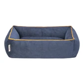 Pet Comfort Golf  Kedi ve Köpek Yatağı Parliament Mavi w Hardal Biye XS 55x45cm thumbnail 3