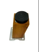 Kale Eğimli Ayarlı Ahşap Ayak Mobilya Masa ve Dolap Ayağı(KİRAZ)(KİRAZ AĞACI) Kiraz 15cm 15cm - 1 ADET thumbnail 4