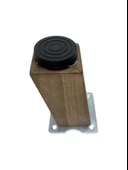 Kale Eğimli Ayarlı Ahşap Ayak Mobilya Masa ve Dolap Ayağı(KOYU CEVİZ)(CEVİZ AĞACI) Ceviz 12cm 12cm - 1 ADET thumbnail 4