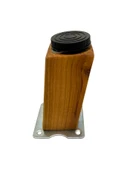 Kale Eğimli Ayarlı Ahşap Ayak Mobilya Masa ve Dolap Ayağı(KİRAZ)(KİRAZ AĞACI) Kiraz 20cm 20cm - 1 ADET thumbnail 3