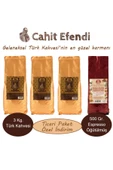Cahit Efendi Kahveleri  3 Kg.cahit Efendi Türk Kahvesi Ve Kutman 500gr. Espresso Öğütülmüş Kahve - 1