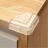 4'lü Silikon Oluklu Şeffaf Köşe Koruyucu thumbnail 1