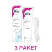 Veet Pure 200ml Tüy Dökücü Krem Hassas Ciltler X 3 - 1