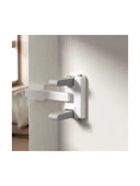 Gri-Beyaz Kapı Kolu Güvenlik Kilidi- Dikey Katlamalı thumbnail 3