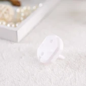 10 Adet Beyaz Yeniden Kullanılabilir ve Evrensel Priz Koruyucu Set - 4