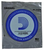 DADDARİO PL009 ELEKTRO VE AKUSTİK TEK TEL, E-(Mİ), HIGH CARBON ST - 1