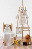 Cottonbox Baby Bornoz Seti Bornoz + Kundak + Önlük Zürafa Krem - 1
