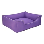 Pet Comfort Alpha Köpek Yatağı Mor w Beyaz Biye L 105x85cm - 3