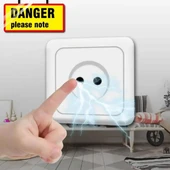 10 Adet Beyaz Yeniden Kullanılabilir ve Evrensel Priz Koruyucu Set - 1