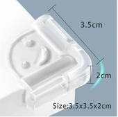 4'lü Silikon Oluklu Şeffaf Köşe Koruyucu thumbnail 3