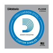 DADDARİO PL008 ELEKTRO VE AKUSTİK TEK TEL, E-(Mİ),HIGH CARBON ST - 1