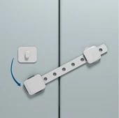 Play Safe Diamond Çok Fonksiyonlu  Ayarlanabilir Uzun Güvenlik Kilidi Beyaz thumbnail 4