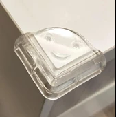 4'lü Silikon Oluklu Şeffaf Köşe Koruyucu thumbnail 2