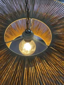 LoftLina  65x65cm Bohem Avize Hasır Avize Rüstik Avize Jüt Avize Doğal Avize Tavan Aydınlatması thumbnail 4