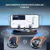 Araç İçi Akıllı Telefon Tutucu Araç Standı 360 Derece Dönüş Güçlü Yapışkan Gelişmiş Stabilite Akıllı Telefon Tutucu - 2
