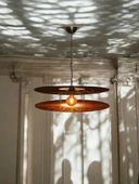 LoftLina  65x65cm Bohem Avize Hasır Avize Rüstik Avize Jüt Avize Doğal Avize Tavan Aydınlatması thumbnail 2