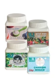 no1 clean %100 Doğal Temizlik Seti 4 x 250 Gr Çamaşır Sodası + Karbonat + Boraks + Gıda Temizleyici - 1