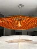 Yıldız Hasır Avize 80x80 Bohem Avize Jüt Avize Oda Mutfak Salon Avize Restoran Kafe Avize thumbnail 3