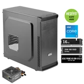 Green Oraman Plus İntel i5 11400 İşlemci 16GB DDR4 Ram  256GB M2 SSD  Freedos Masaüstü Bilgisayar - 1