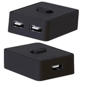 4559 2 Port Usb 2.0 To KVM Switch Çoklu Pc Kasa Çoklayıcı Hub Anahtar thumbnail 1