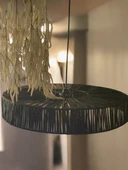 Kara Kedi 65x65 Bohem Avize Rüstik Avize Jüt Avize Doğal Avize Hasır Avize Tavan Aydınlatması thumbnail 3