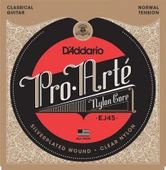 DADDARİO EJ45 KLASİK GİTAR TEL SETİ, PRO-ARTE, SILVERPLATED WOUN - 1