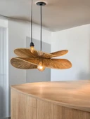 Nova 65x65cm Bohem Avize Hasır Avize Rüstik Avize Jüt Avize Doğal Avize Tavan Aydınlatması thumbnail 1