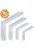 Beşel Lüks Raf Altı Beyaz 12x14 (4 Adet) - 1