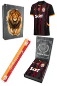 Galatasaray Orijinal Lisanslı 2024/25 Alternatif Siyah Forma + Şal Kaşkol Set Hediyelik Ahşap Kutulu thumbnail 1
