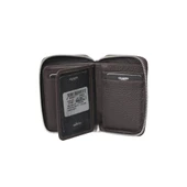 Guard Fermuarlı Kahve Hakiki Deri Erkek Cüzdan P799 thumbnail 4