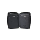 Guard Fermuarlı Siyah Hakiki Deri Mini Erkek Cüzdan P799 thumbnail 3