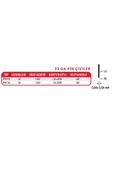 Hais HAİS 23GA Pin Çivi P618 Başsız - 4