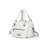 Mini Boy Yıkama Deri Elden Tutmalı Kadın Çantası 21-K Barcelona 1933 - 3