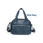 Mini Boy Yıkama Deri Elden Tutmalı Kadın Çantası 21-K Barcelona 1933 thumbnail 1