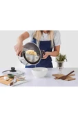 Mutfaksever İNDÜKSİYON TABANLI Çelik Makarna Tenceresi ve Buhar Pişirici 24cm thumbnail 1