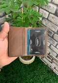 Guard Antik Kahverengi Hakiki Deri Kartlık Erkek / Kadın P1169 thumbnail 6