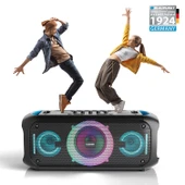 Blaupunkt PL700 Mikrofonlu Uzaktan Kumandalı Kablosuz Bluetooth Speaker Hoparlör Siyah - 5