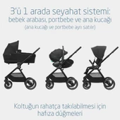 Maxi-Cosi Oxford Çift Yönlü Seyahat Sistem Olabilen Bebek Arabası Twillic Black - 5