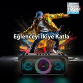 Blaupunkt PL700 Mikrofonlu Uzaktan Kumandalı Kablosuz Bluetooth Speaker Hoparlör Siyah - 9