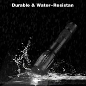 Single Sword Şarjlı Su Geçirmez El Feneri - Metal Gövde Ultra Yüksek Parlak - 11