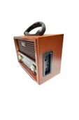 ataşbey RT-558 Nostalji Ledli Bluetooth/USB/Sd kart/ Radyo mp3 Player Müzik Kutusu thumbnail 2