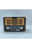 ataşbey RT-671 Orta Boy Güneş Enerjili Bluetooth, Nostalji , FM/AM/SW 3 Band Radyo ,usb, sd ,Aux mp3 player - 1