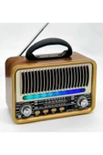 ataşbey RT-769 Led li Nostalji Solar Güneş Enerjili Bluetooth/USB/Sd kart/ Radyo mp3 Player Müzik Kutusu thumbnail 1
