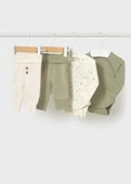 Mayoral Newborn Erkek Bebek Bodyli set 4 Parça thumbnail 2