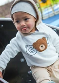 Mayoral Erkek Bebek Kapşonlu Sweatshirt - 1